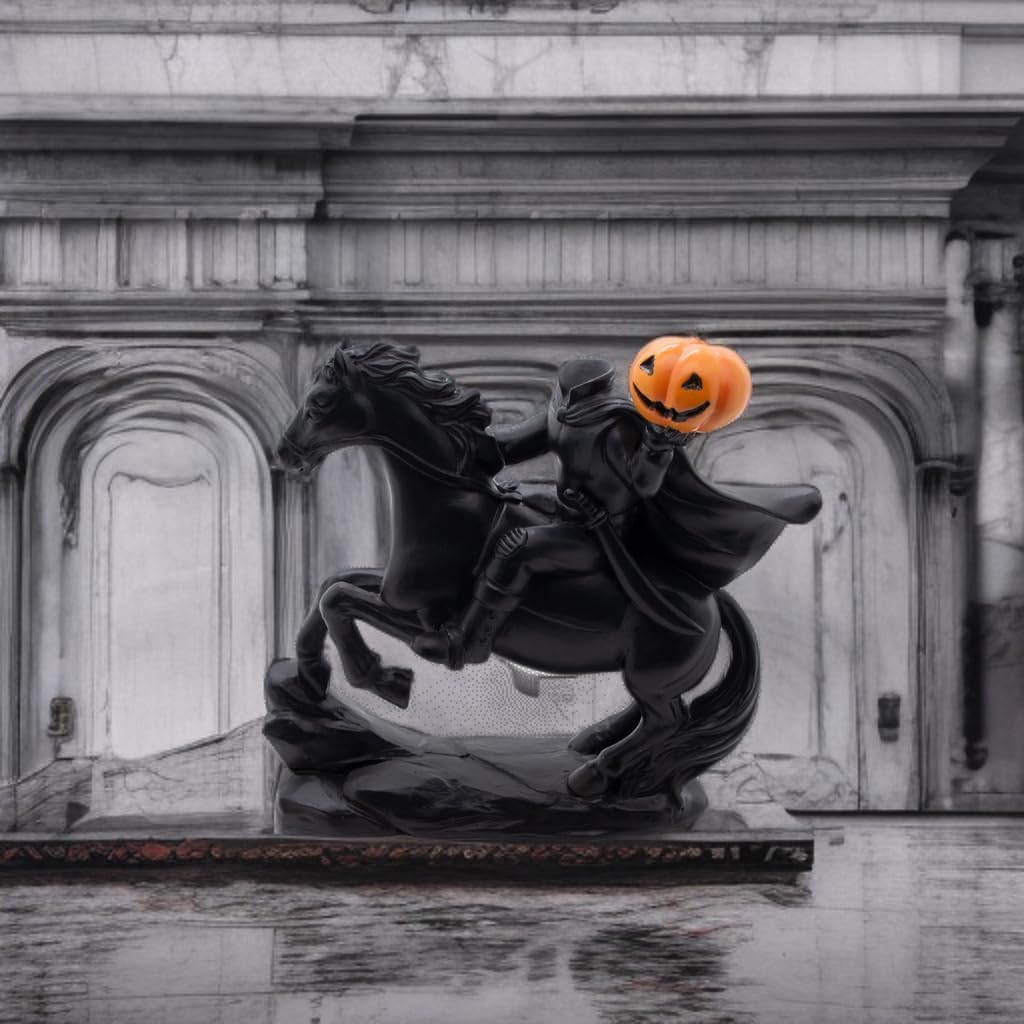 🐎Pumpkin Headless Horseman Ornament🎃