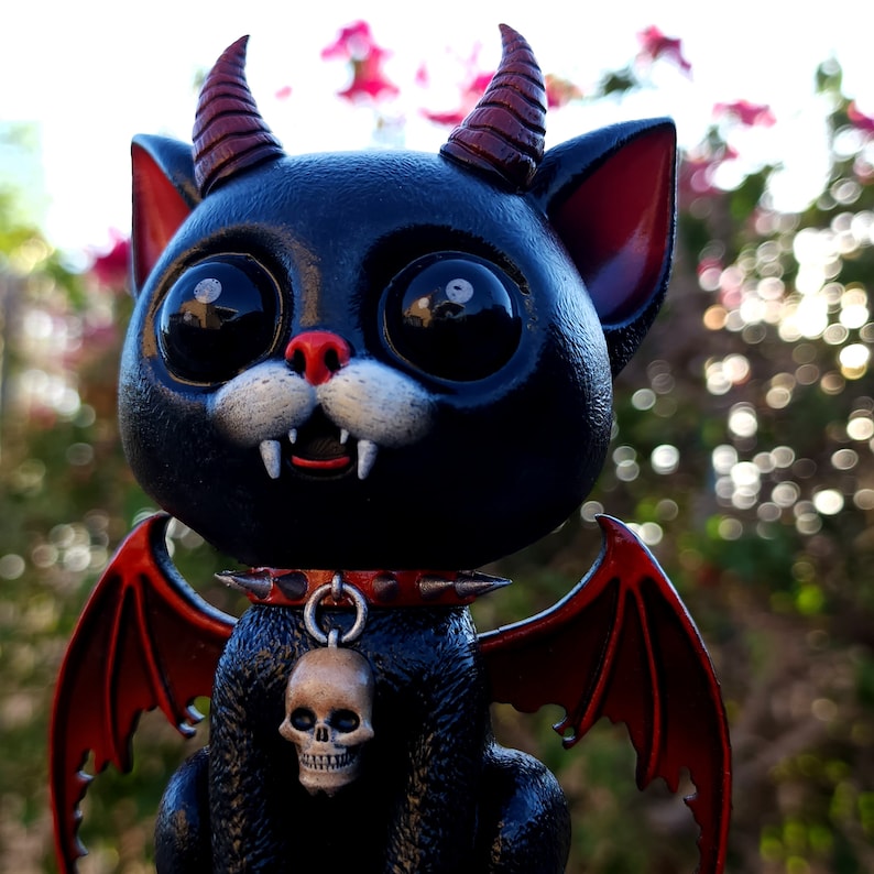 🐱Cute Nether Cat Statue Garden Decoration