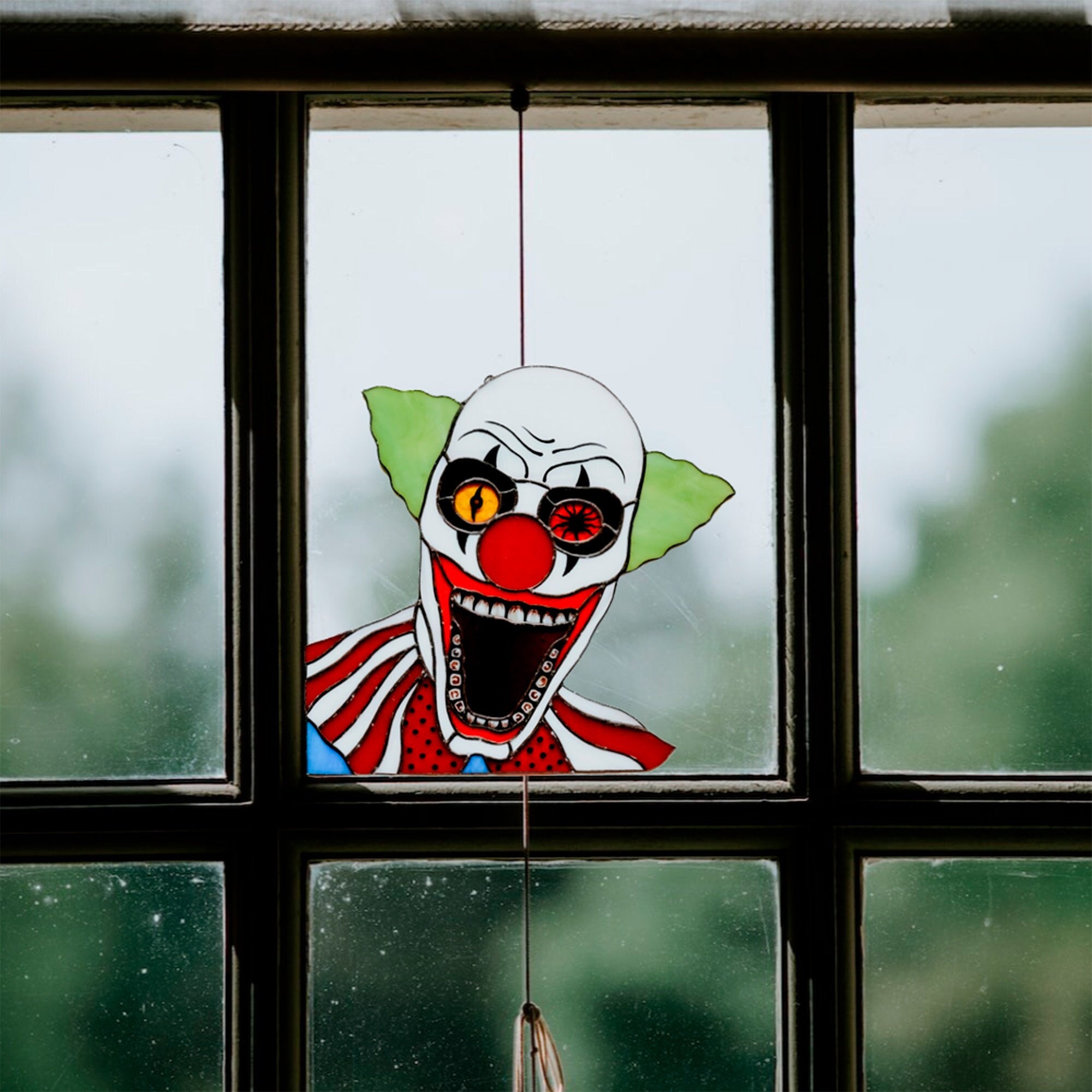 🔥Halloween Sale 50% OFF🤡Killer Clown Suncatcher Window hangings