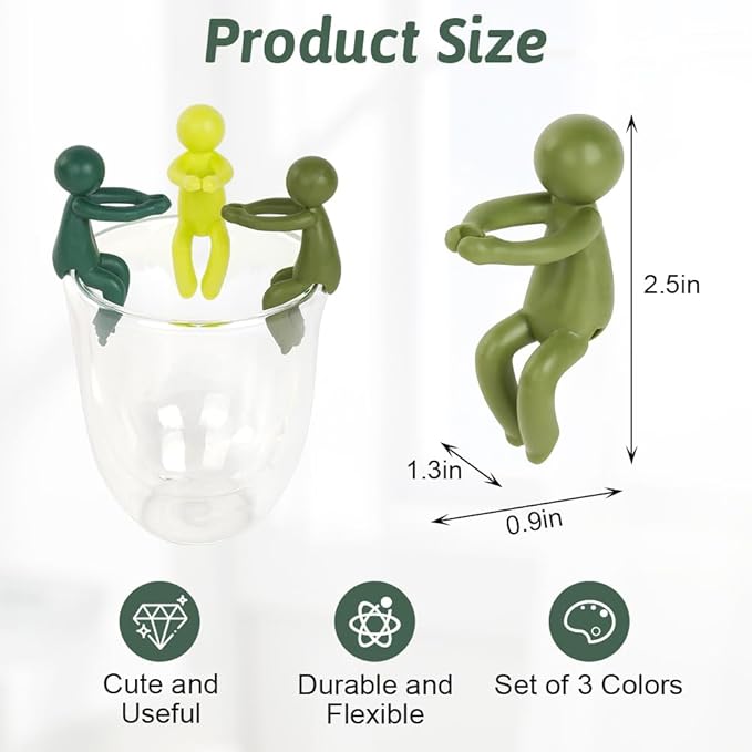 🌱Cute little man Plant Stand Set Of 3 PCS