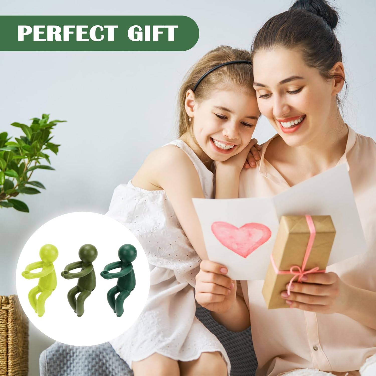 🌱Cute little man Plant Stand Set Of 3 PCS