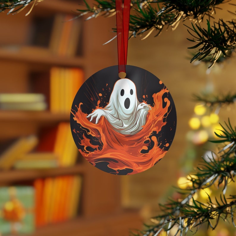 Psycho Skull Skeleton Halloween Ornament for Mini Tree Decoration