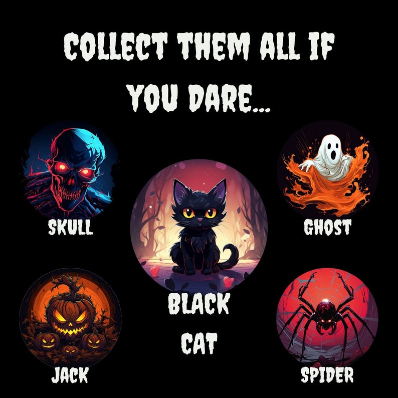 Psycho Skull Skeleton Halloween Ornament for Mini Tree Decoration