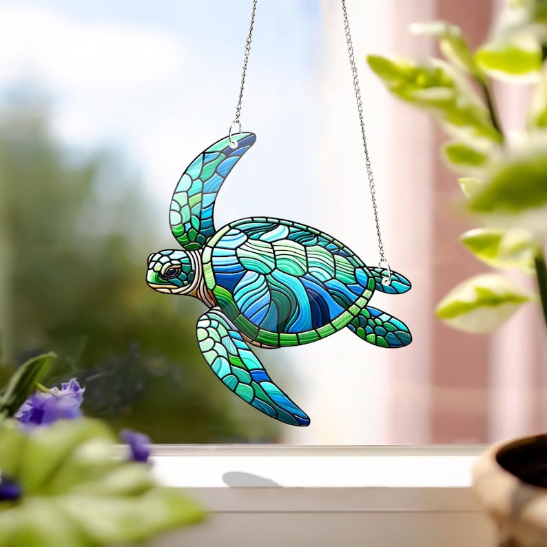 🐢Ocean Themed Window Hangings
