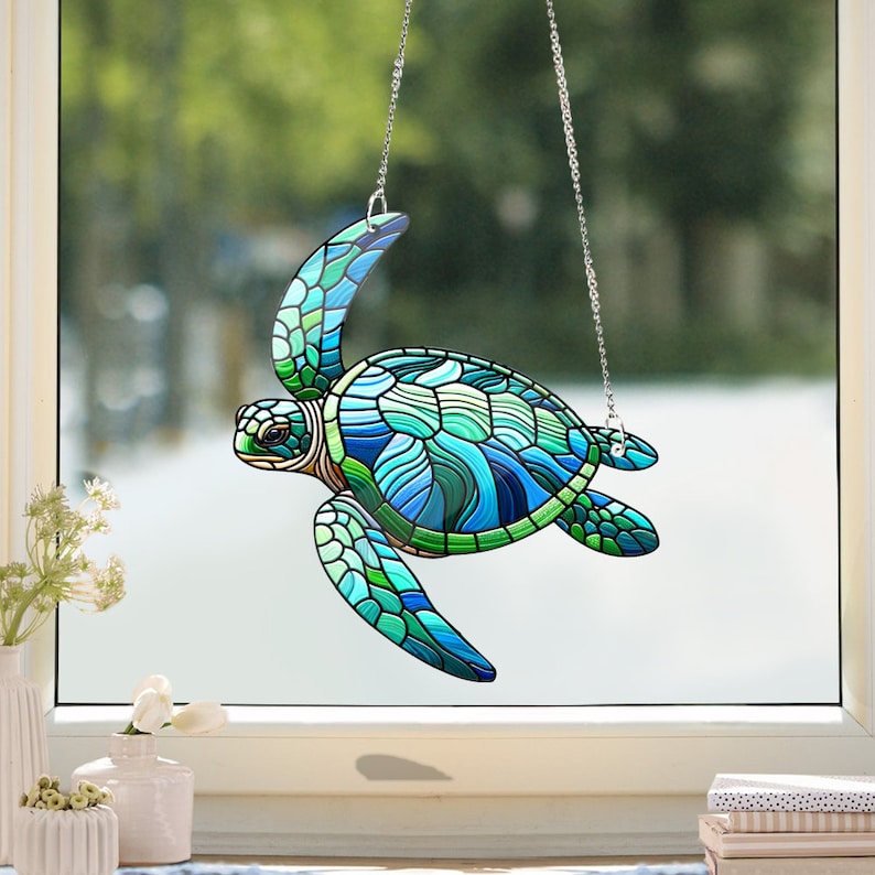 🐢Ocean Themed Window Hangings