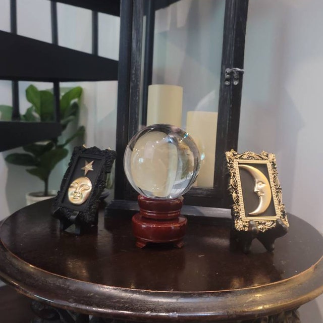 Retro Sun Moon Face Photo Frame