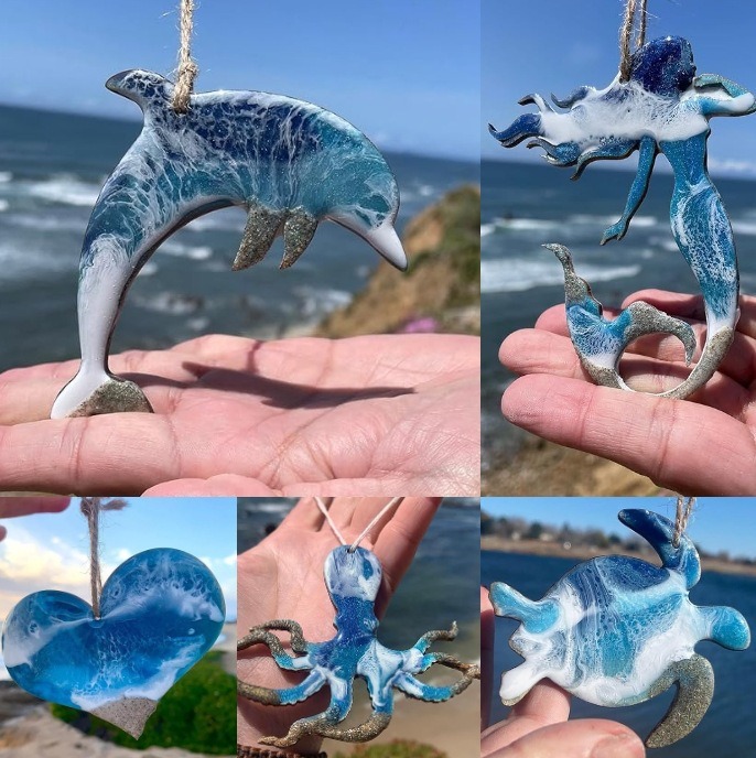 🌊Vivid Ocean Hanging Ornament