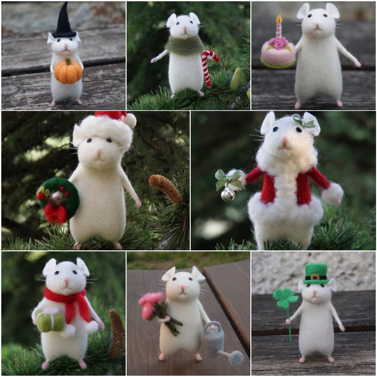 🐭Halloween Mouse With A Pumpkin🎁Great Gift