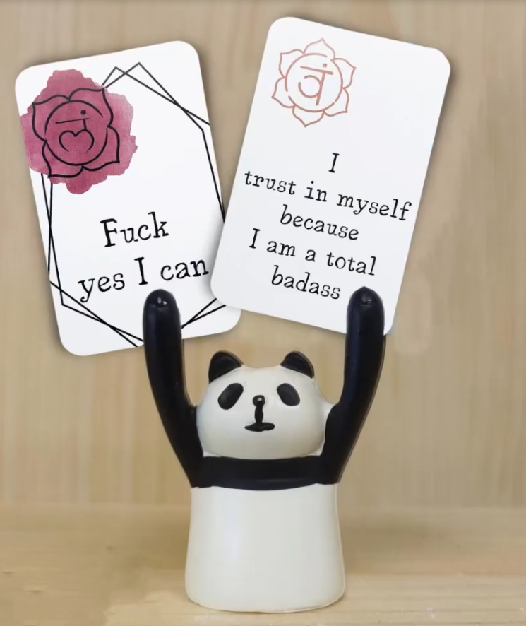 🎁Funny Affirmation Card Gift With Storage Pouch