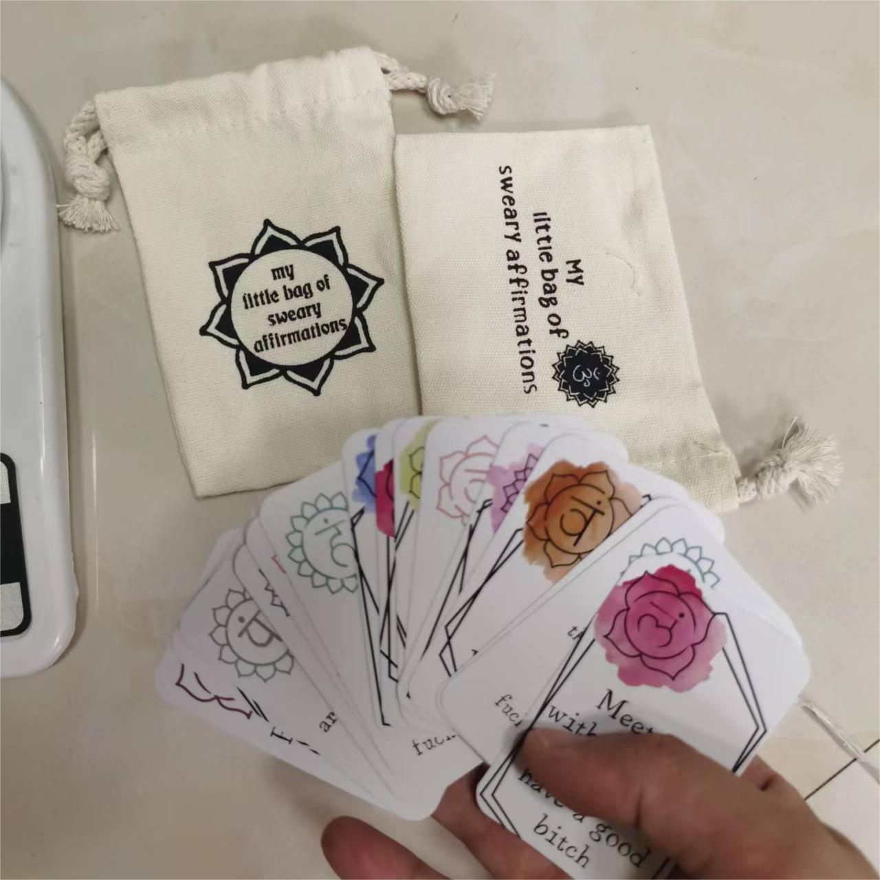 🎁Funny Affirmation Card Gift With Storage Pouch