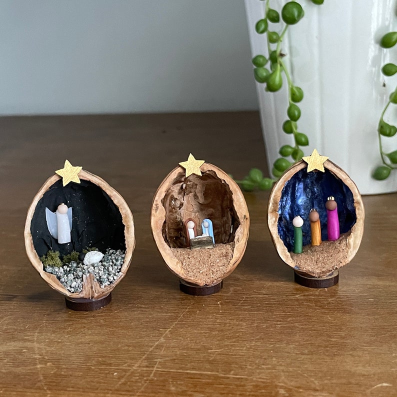 Walnut Shell Decorations