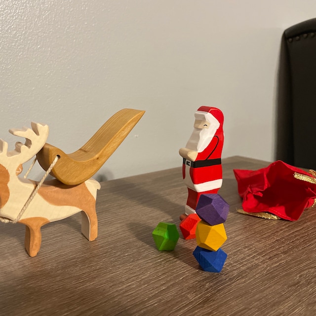🎅Wooden Santa Claus Dolls