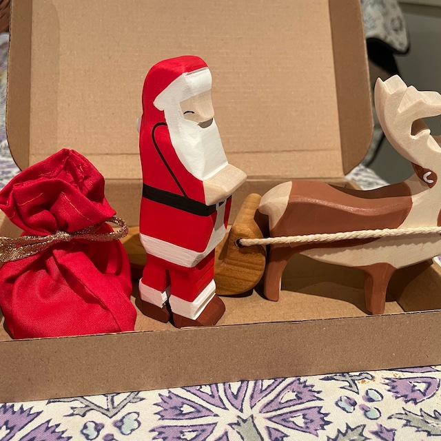 🎅Wooden Santa Claus Dolls