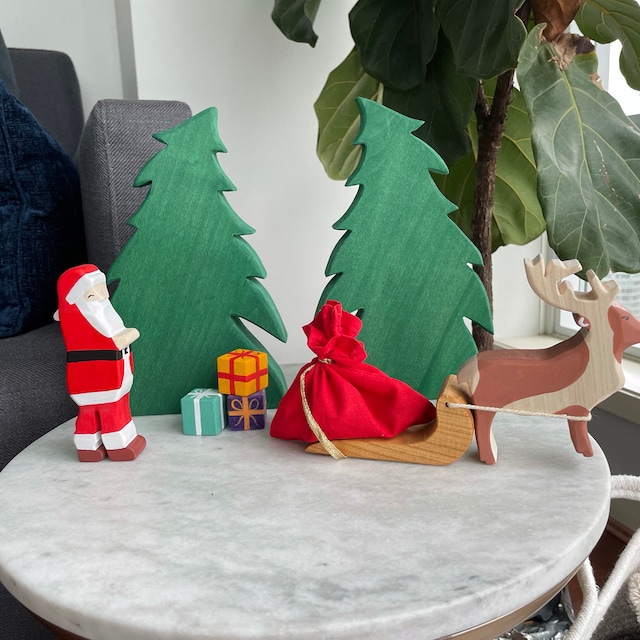 🎅Wooden Santa Claus Dolls