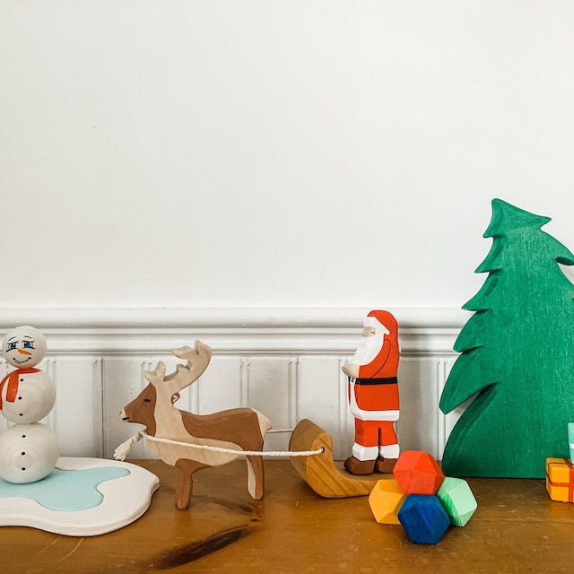 🎅Wooden Santa Claus Dolls
