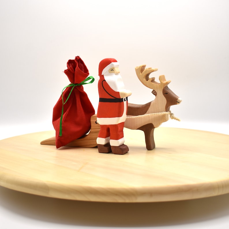 🎅Wooden Santa Claus Dolls