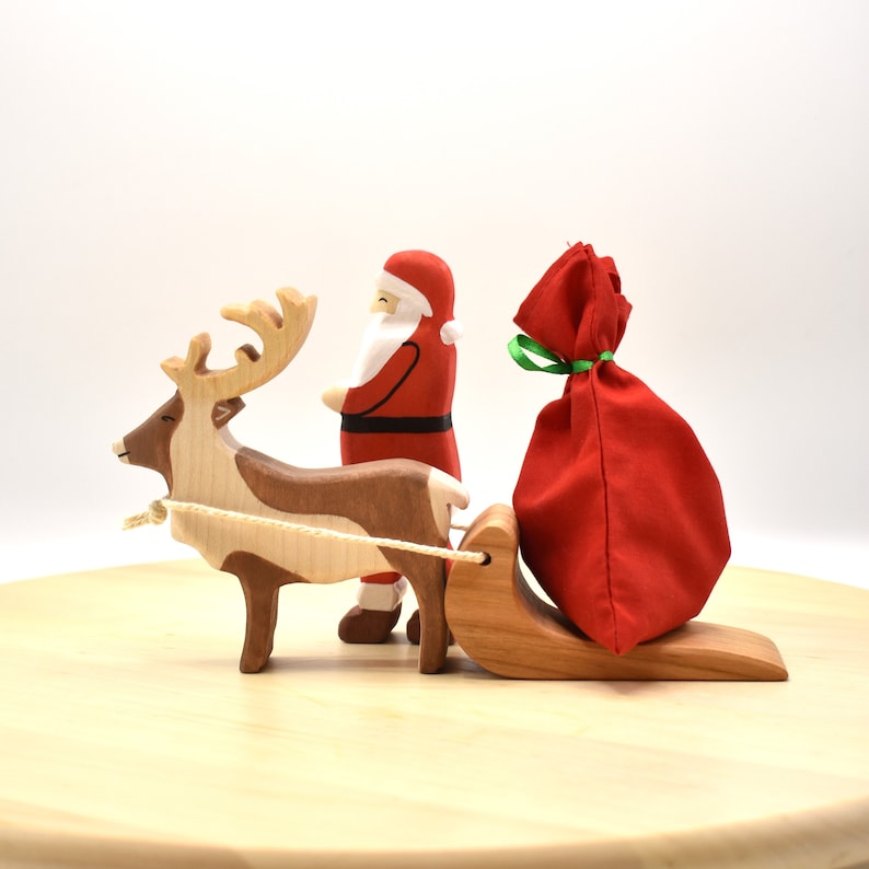 🎅Wooden Santa Claus Dolls