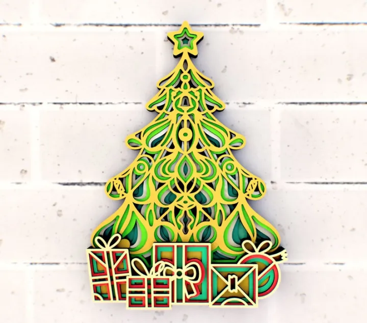 🔥CHRISTMAS SALE🔥🎄The Christmas Tree-3D Zentangle Art.