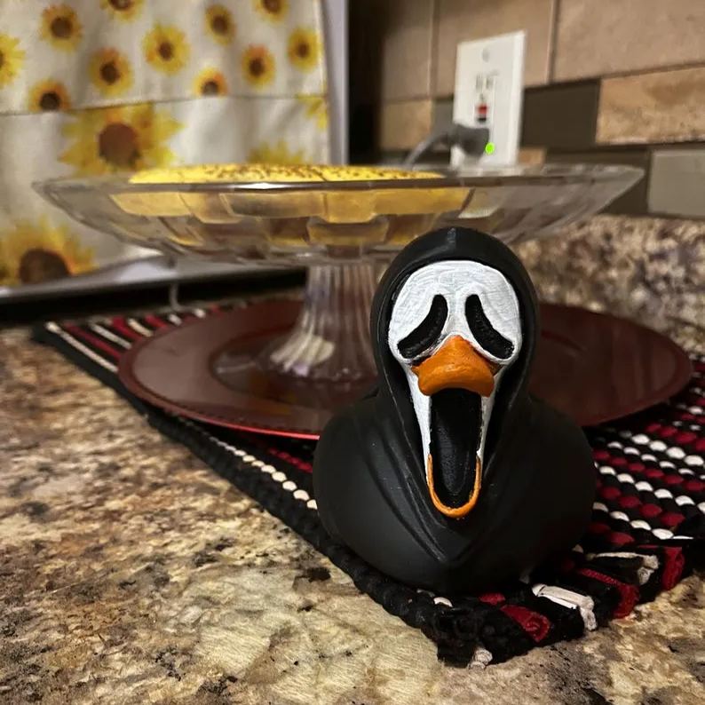 3D Printed Halloween Scary Duck