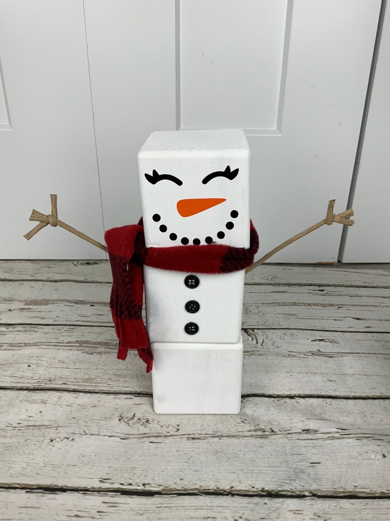 ⛄Warm Snowman family  Christmas Decor
