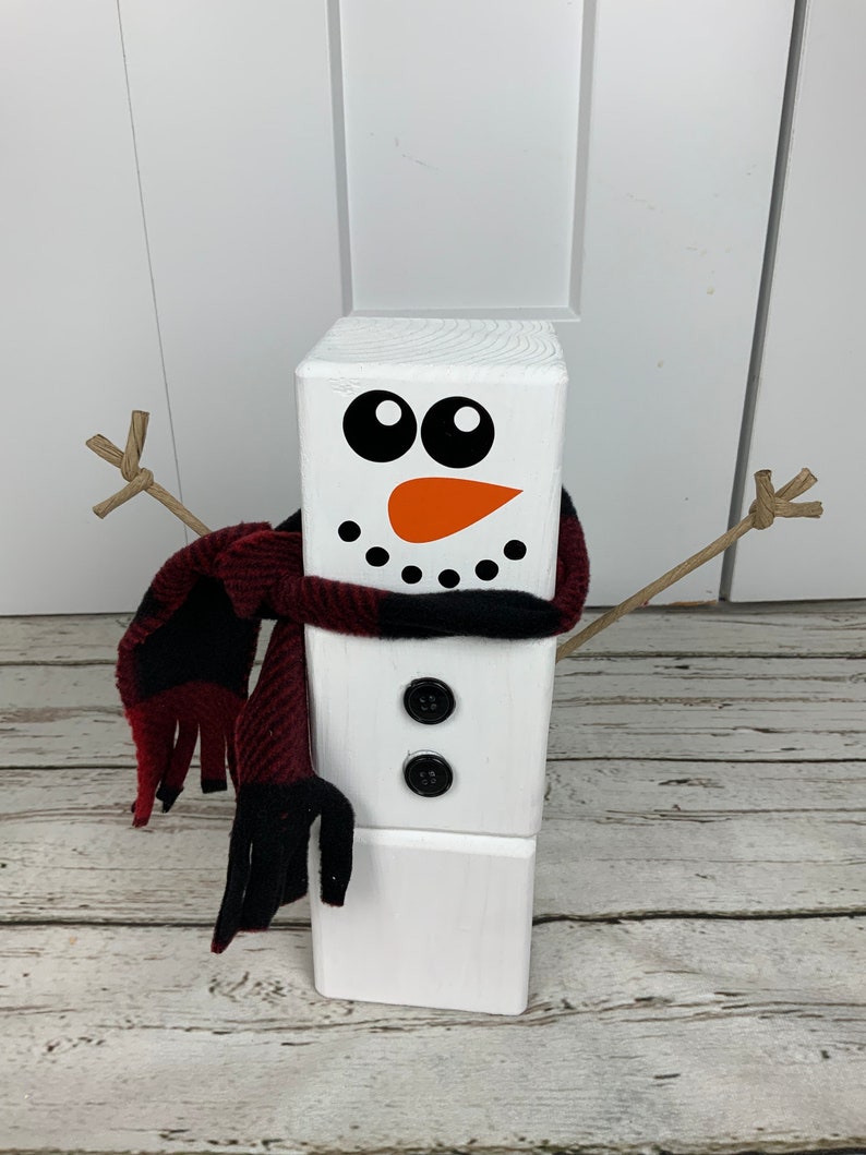⛄Warm Snowman family  Christmas Decor