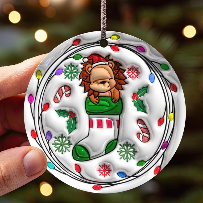 Cute Animal Socks Christmas Decoration