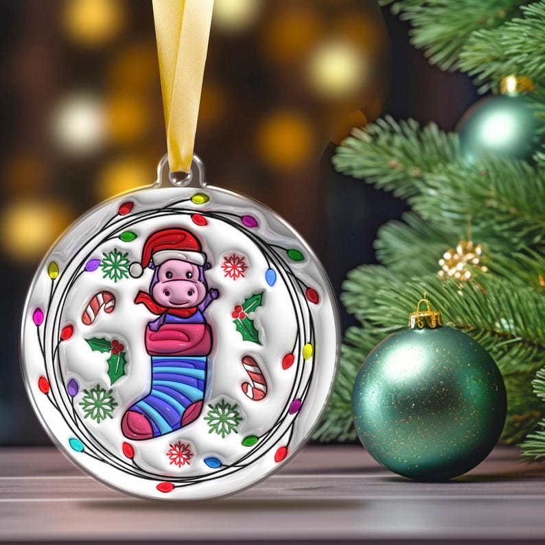 Cute Animal Socks Christmas Decoration