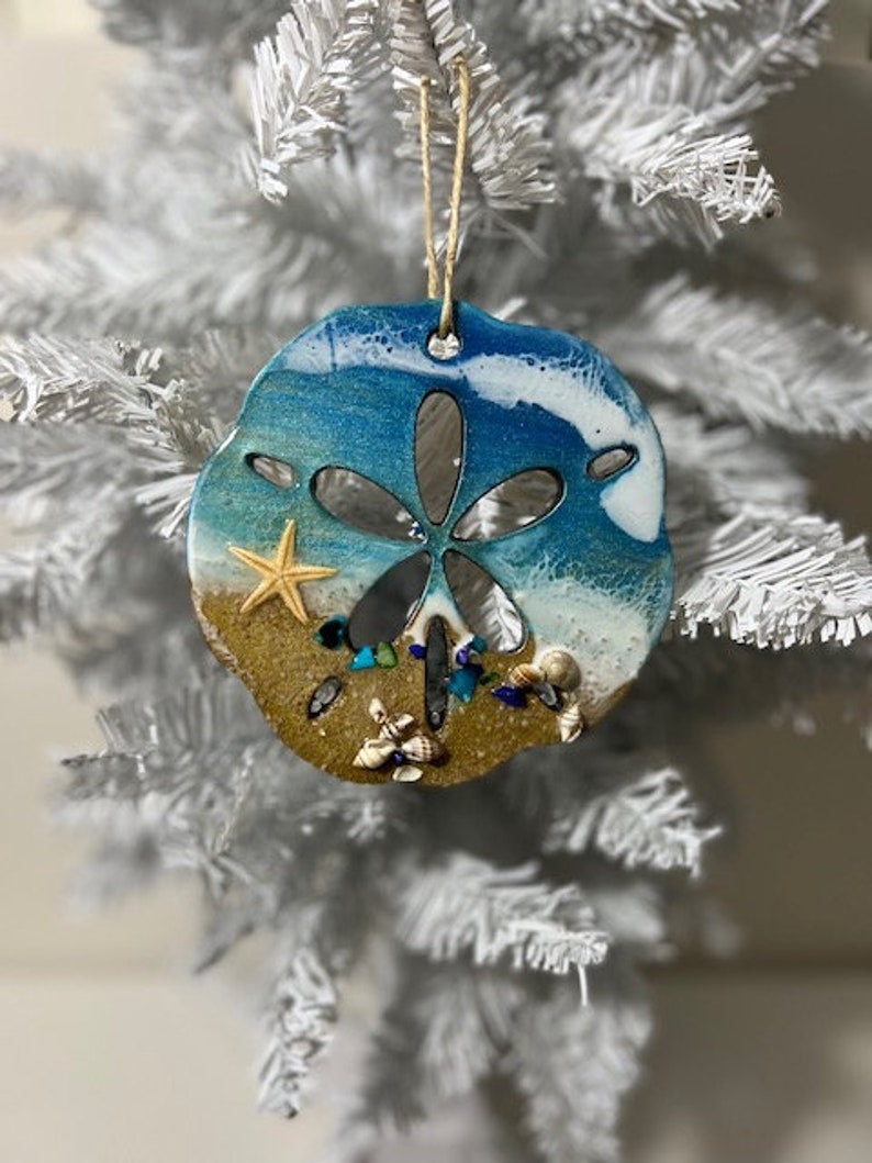 🌊Beach Style Christmas Tree Art Ornaments🎄