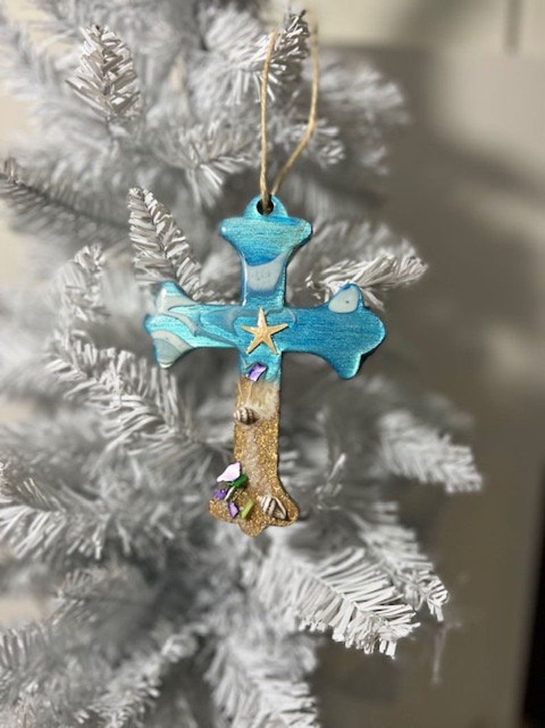 🌊Beach Style Christmas Tree Art Ornaments🎄