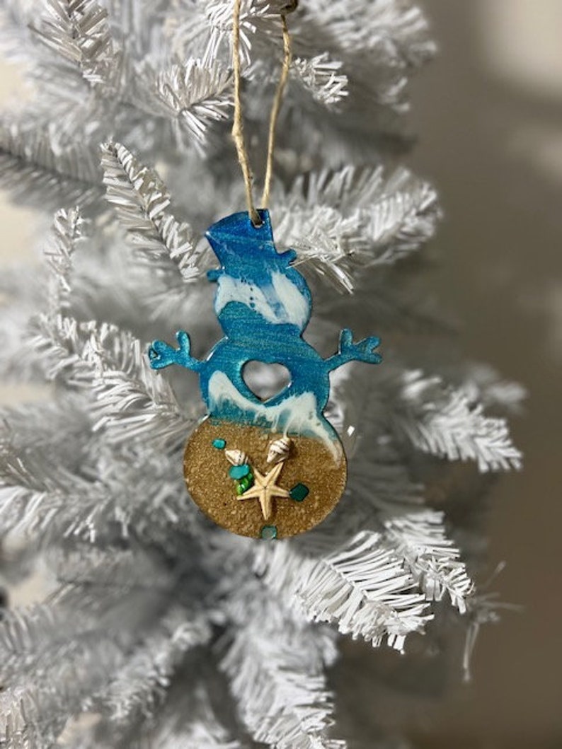 🌊Beach Style Christmas Tree Art Ornaments🎄