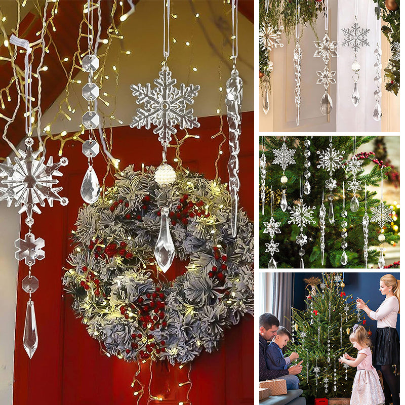 🎄Crystal Christmas Snowflake Ornaments