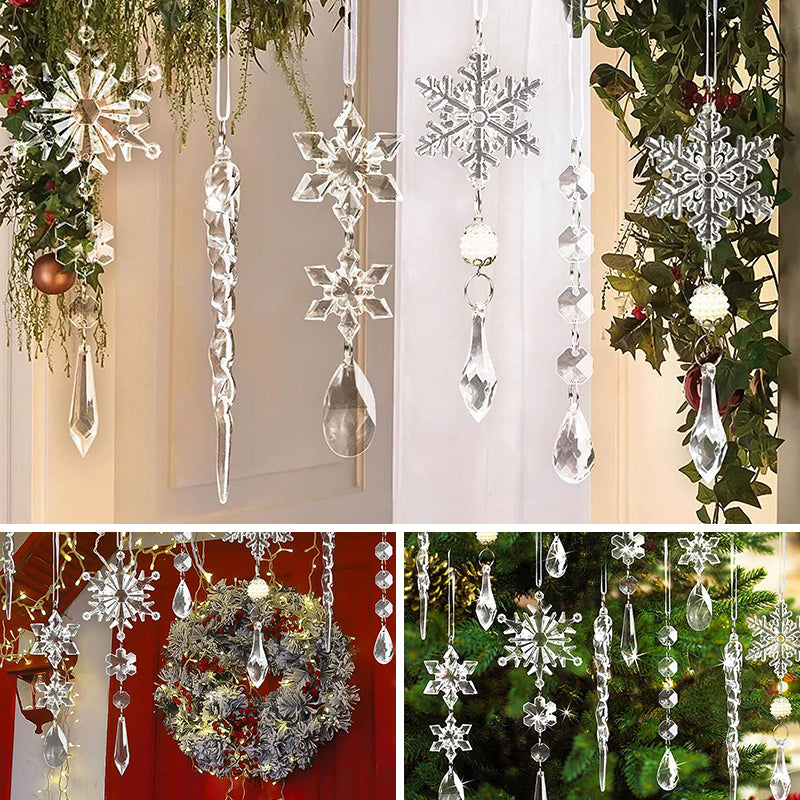 🎄Crystal Christmas Snowflake Ornaments