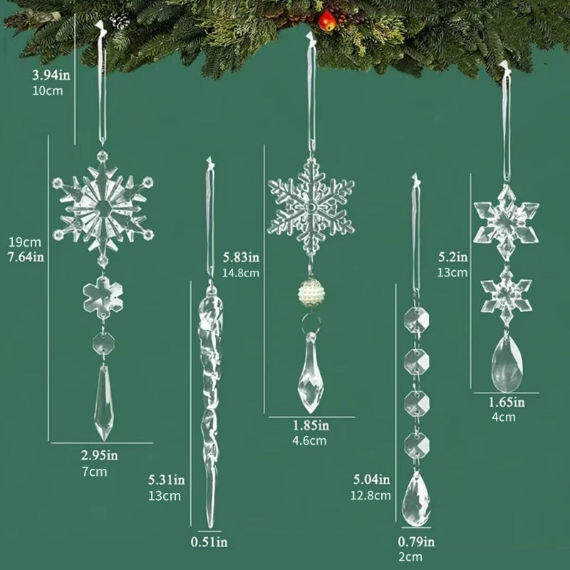 🎄Crystal Christmas Snowflake Ornaments