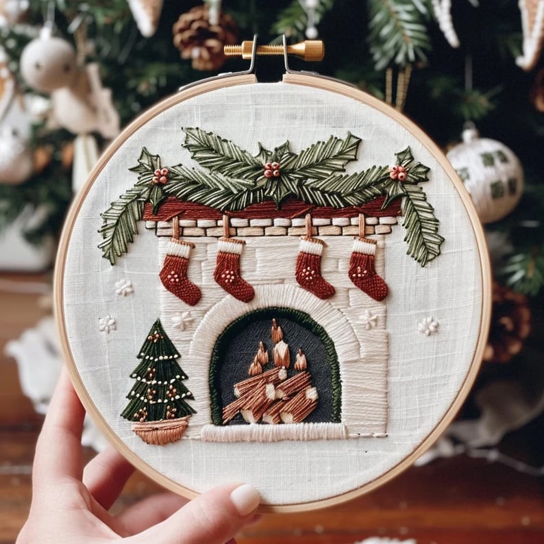 🔥Early Sale 50% Off🎄Christmas Embroidery KIT🎉