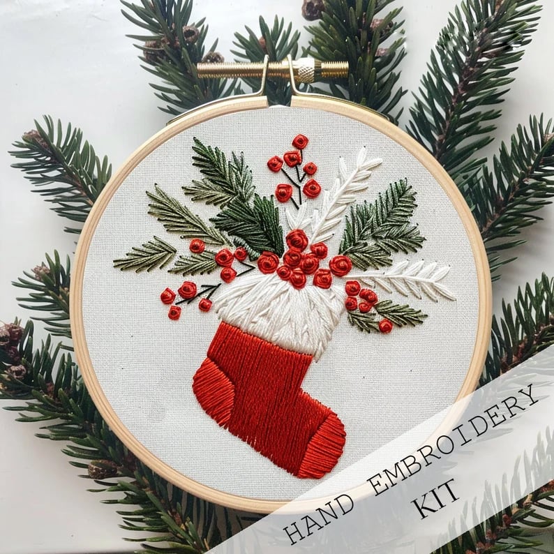 🔥Early Sale 50% Off🎄Christmas Embroidery KIT🎉