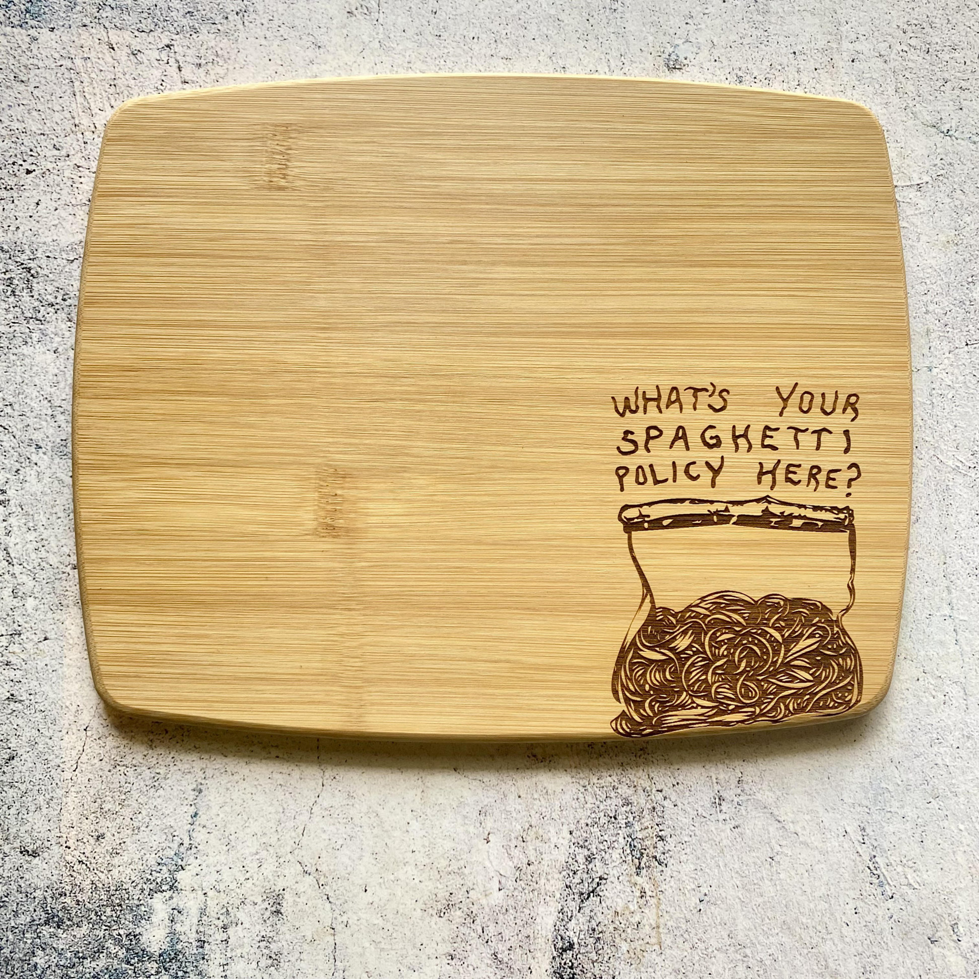 Funny Bamboo Cutting Board