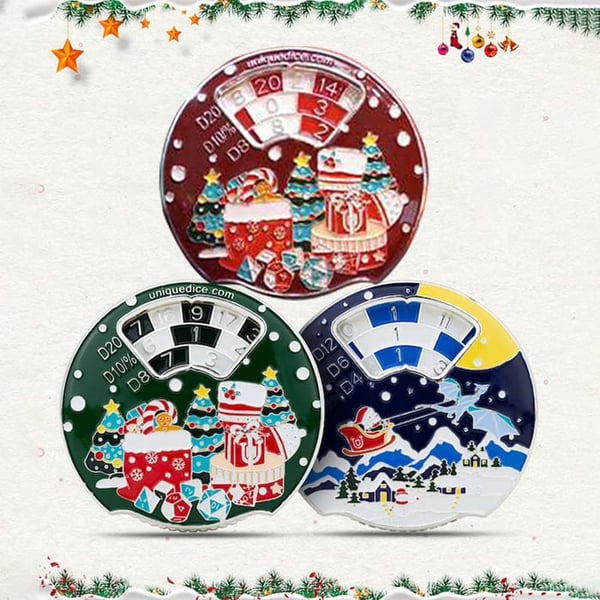 (🌲HOT SALE - 49% OFF) 🎁Christmas 7-in-1 Roulette Dice