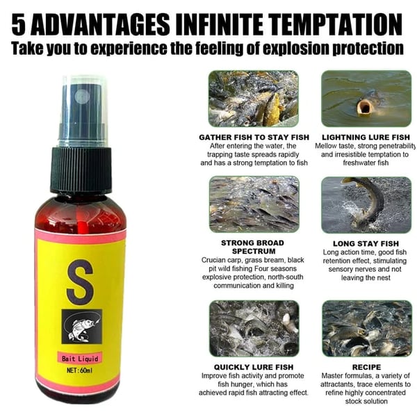 🔥 Hot Sale 50 Off🔥Scent Fish Attractants for Baits - Mainly suitable for freshwater fish🐟