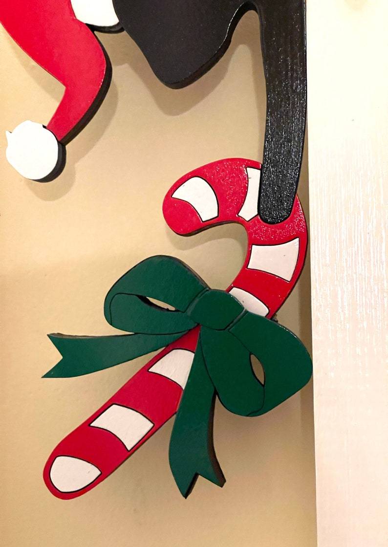 🎅2024 Christmas Gift 50% Off--Metal Christmas Door Topper