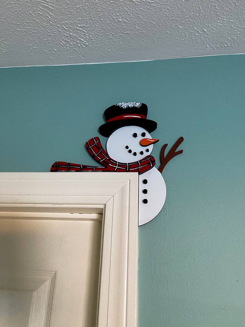🎅2024 Christmas Gift 50% Off--Metal Christmas Door Topper