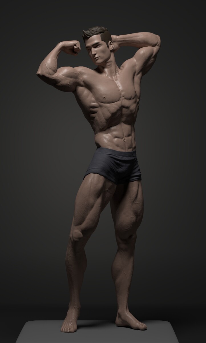 🔥BUY 2 FREE SHIPPING🔥Handsome Model Perfect Figure