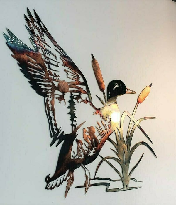 🎁Christmas Hot Sale🎁Rustic Style Wild Animals Metal Wall Decoration Art