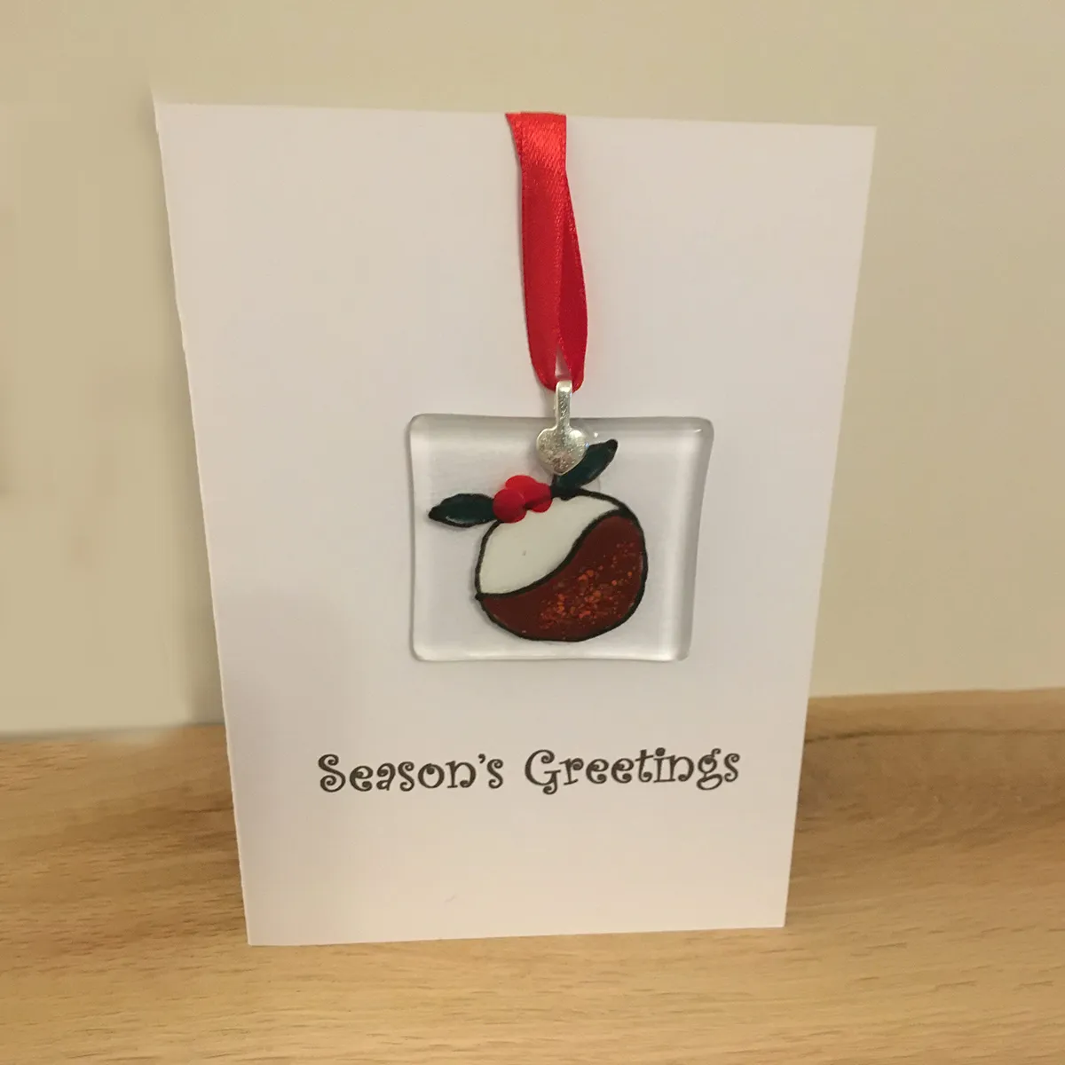 Handcrafted Fused Glass Christmas Cards