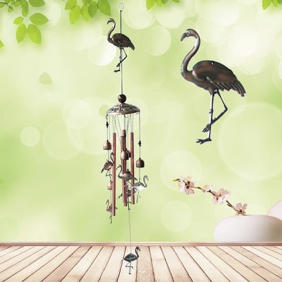 Pure hand-made Copper Horse wind chimes