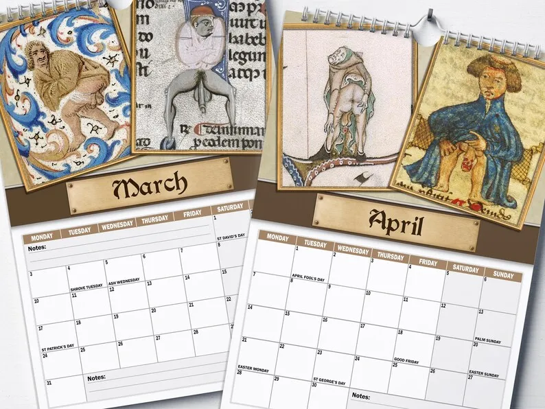 2025 Medieval Butts Calendar