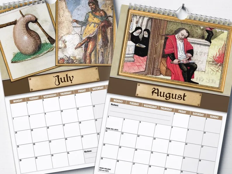 2025 Medieval Butts Calendar