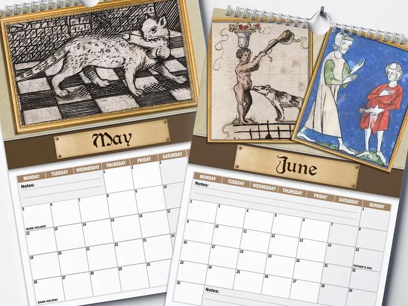 2025 Medieval Butts Calendar