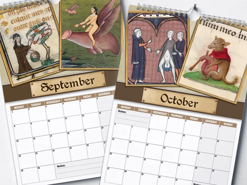 2025 Medieval Butts Calendar