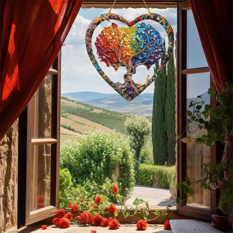 ❤️Wrapped in Love Tree of Life Suncatcher🌲