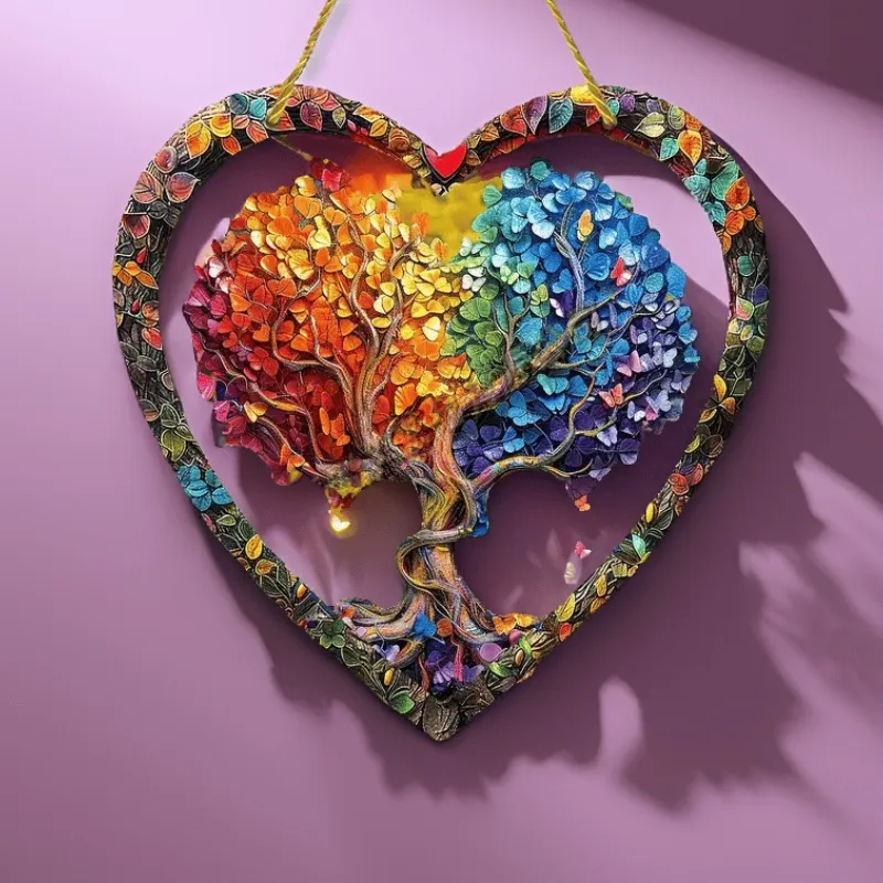 ❤️Wrapped in Love Tree of Life Suncatcher🌲